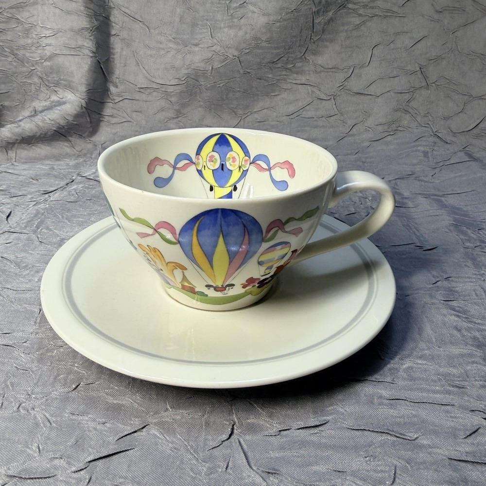 VTG Villeroy & Boch Le‎ Balloon Jean Mercier Cup & Saucer Luxembourg